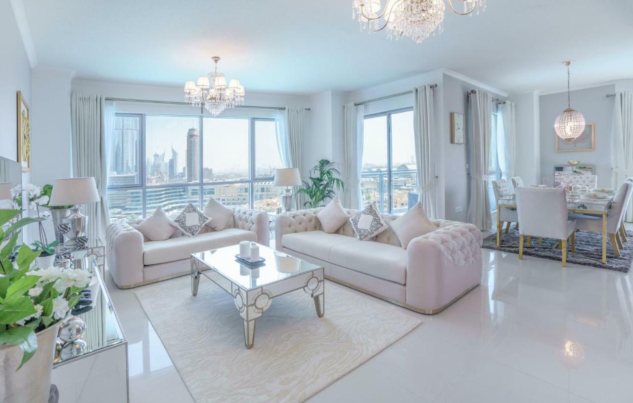 Elite Royal Apartment - Full Burj Khalifa & Fountain View - Premier - 2 Bedrooms & 1 Open Bedroom Without Partition Dubai Ngoại thất bức ảnh
